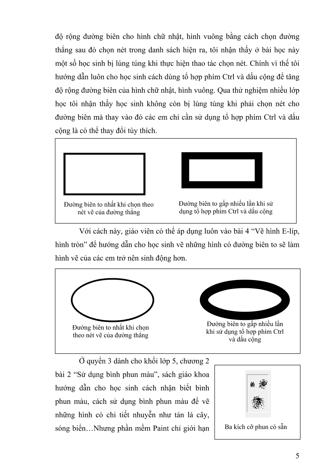 SKKN Khai thác tổ hợp phím Ctrl và dấu cộng trong phần mềm vẽ Paint trang 5