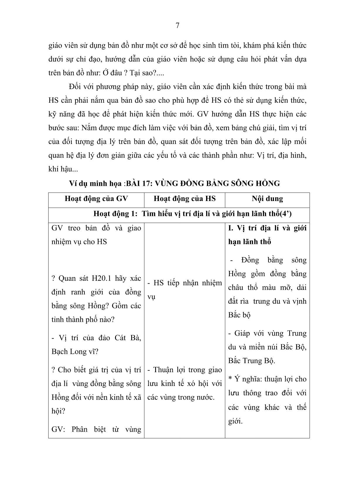 Sáng kiến kinh nghiệm Một số giải pháp thực hiện để nâng cao chất lượng dạy học Địa lý Lớp 9 trang 7