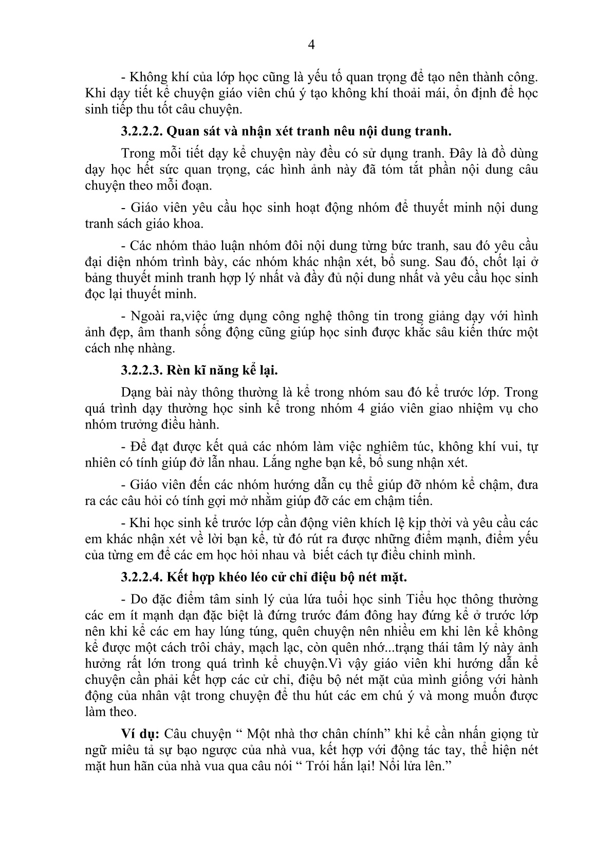 Sáng kiến kinh nghiệm Nâng cao hiệu quả dạy học kiểu bài “Nghe - Kể lại câu chuyện” phân môn kể chuyện Lớp 4 trang 4