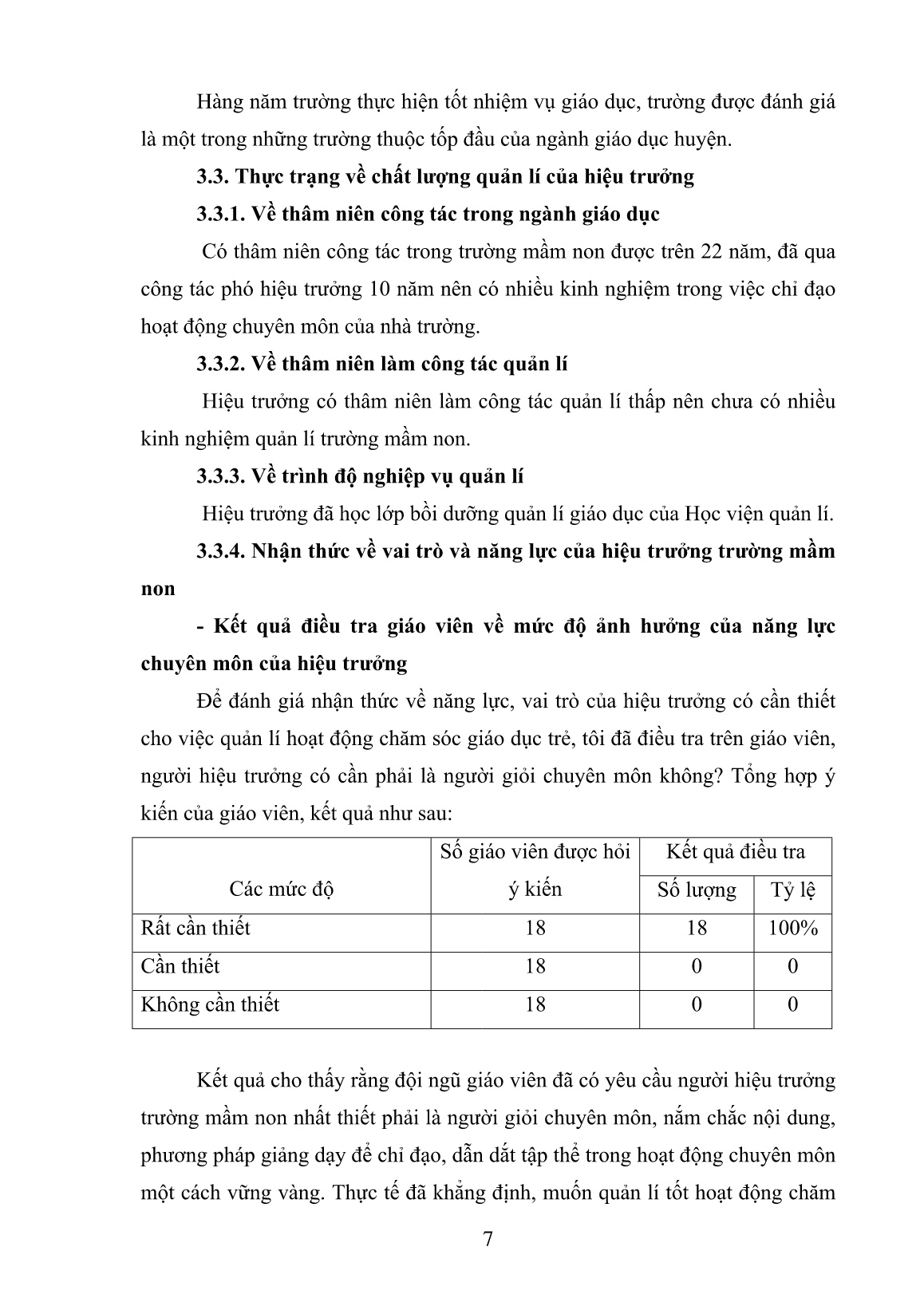 SKKN Các phương pháp tăng cường quản lí hoạt động chăm sóc - Giáo dục trẻ của hiệu trưởng Trường Mầm non trang 7