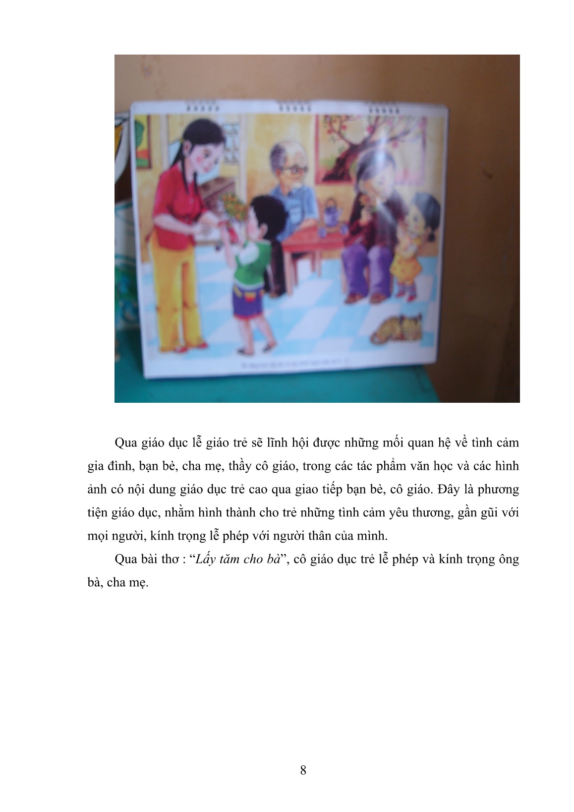 SKKN Một số biện pháp hình thành thói quen giao tiếp có văn hóa cho trẻ 4 - 5 tuổi trong Trường Mầm non trang 8