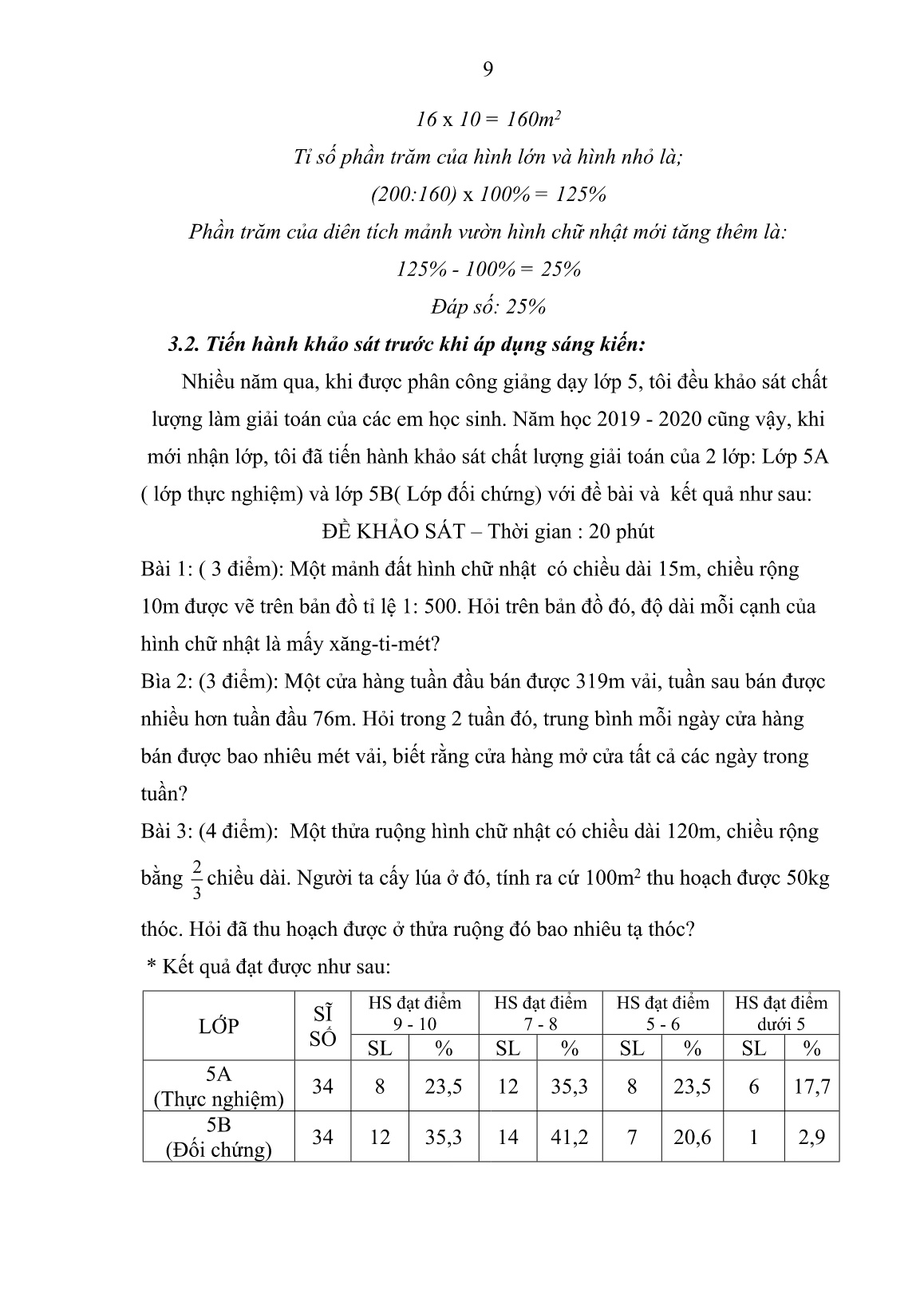 SKKN Sử dụng phương pháp  Phân tích sơ đồ đi lên để nâng cao kĩ năng giải Toán có lời văn cho học sinh Lớp 5 trang 9