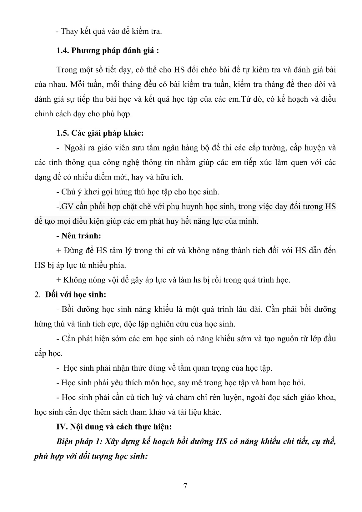 Chuyên đề Nâng cao chất lượng bồi dưỡng học sinh có năng khiếu môn Toán Lớp 4 + 5 trang 7