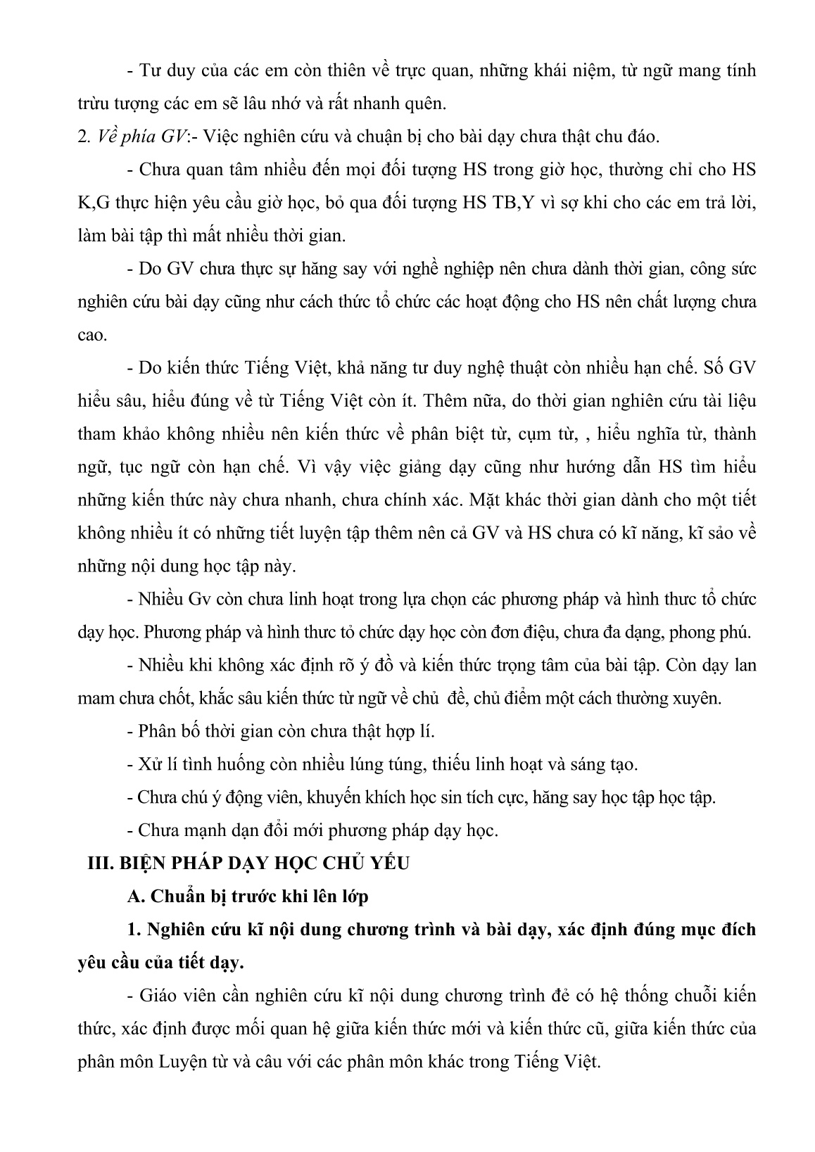 Chuyên đề Nâng cao hiệu quả dạy - Học phân môn luyện từ và câu Lớp 4-5 phần mở rộng vốn từ theo hướng tiếp cận năng lực của học sinh trang 3