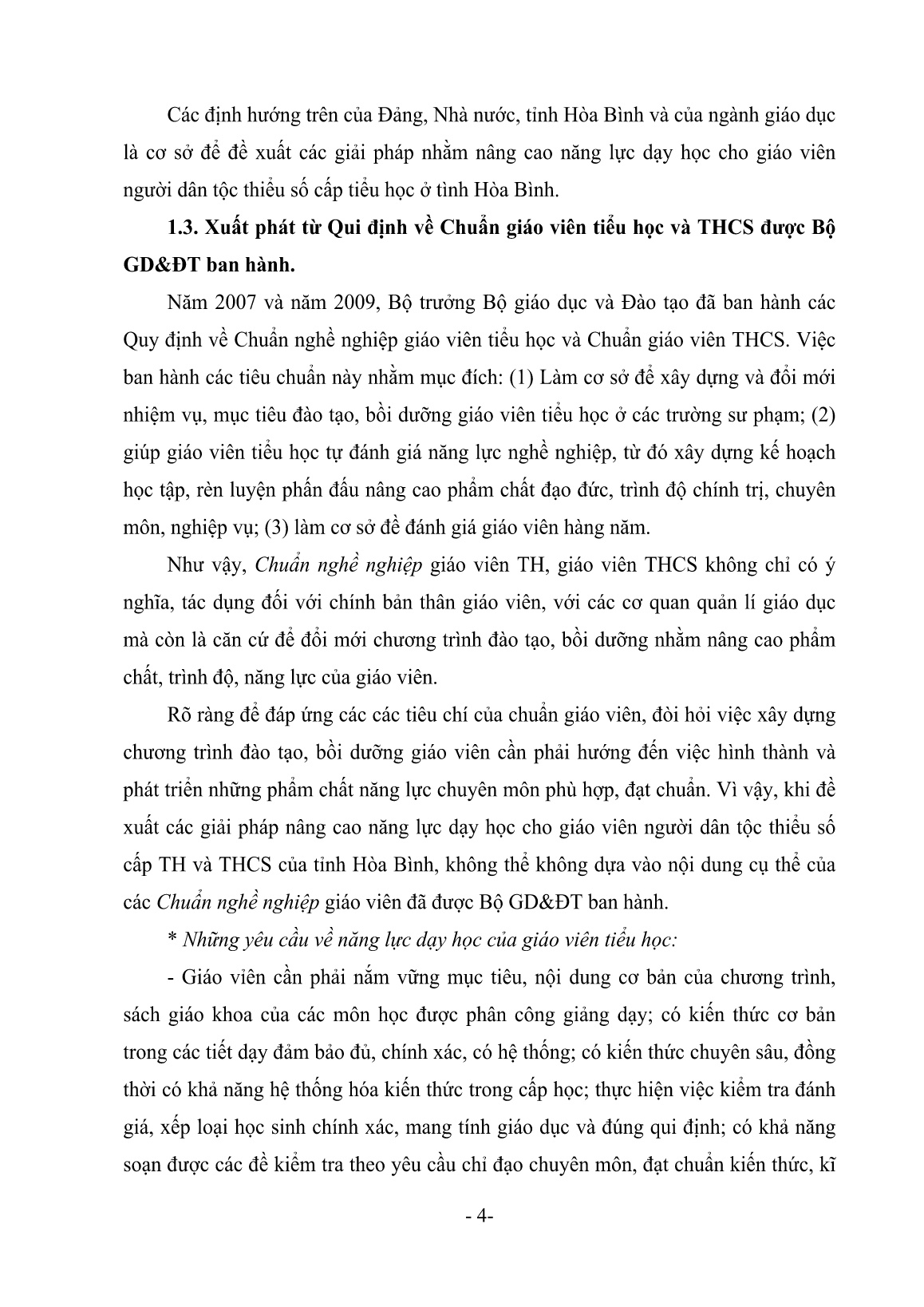 Chuyên đề Các căn cứ và nguyên tắc đề xuất các giải pháp trang 4