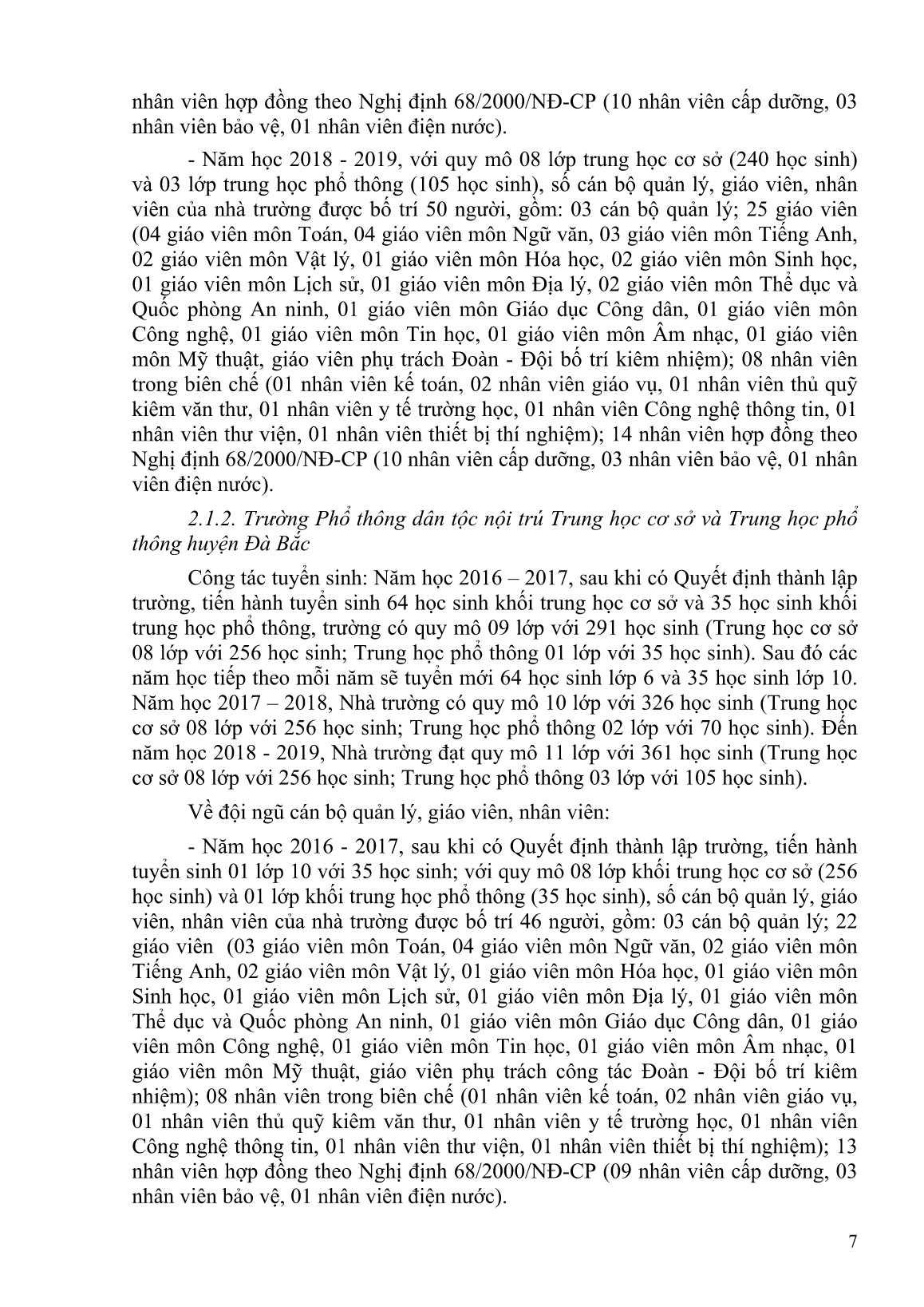 SKKN Thành lập các trường phổ thông dân tộc nội trú Trung học cơ sở và Trung học phổ thông trên địa bàn tỉnh Hòa Bình trang 8