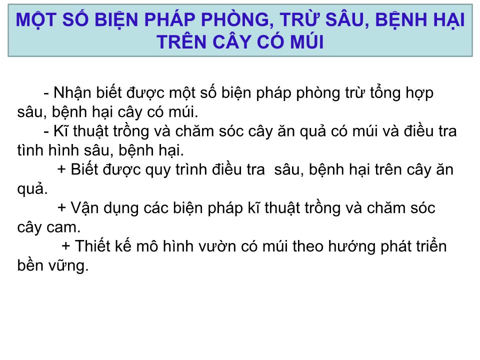 Báo cáo Sáng kiến Một số biện pháp phòng, trừ sâu, bệnh hại trên cây có múi trang 6