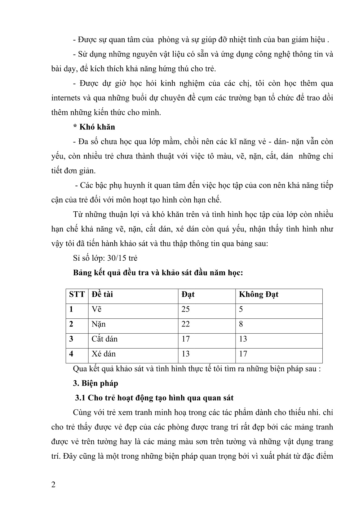 SKKN Một số biện pháp phát triển thẩm mĩ cho trẻ 5-6 tuổi thông qua hoạt động tạo hình trang 2