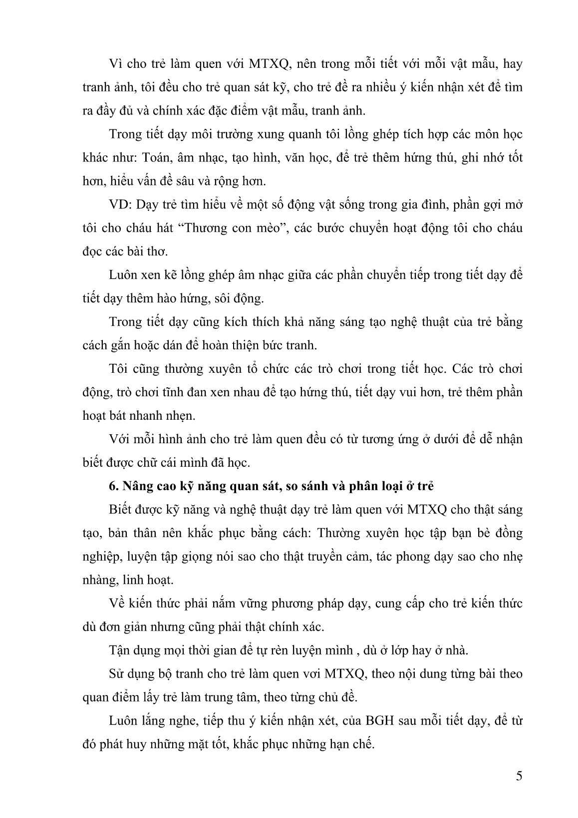 SKKN Đổi mới phương pháp giáo dục trẻ mẫu giáo 4-5 tuổi: Hoạt động khám phá khoa học trang 5