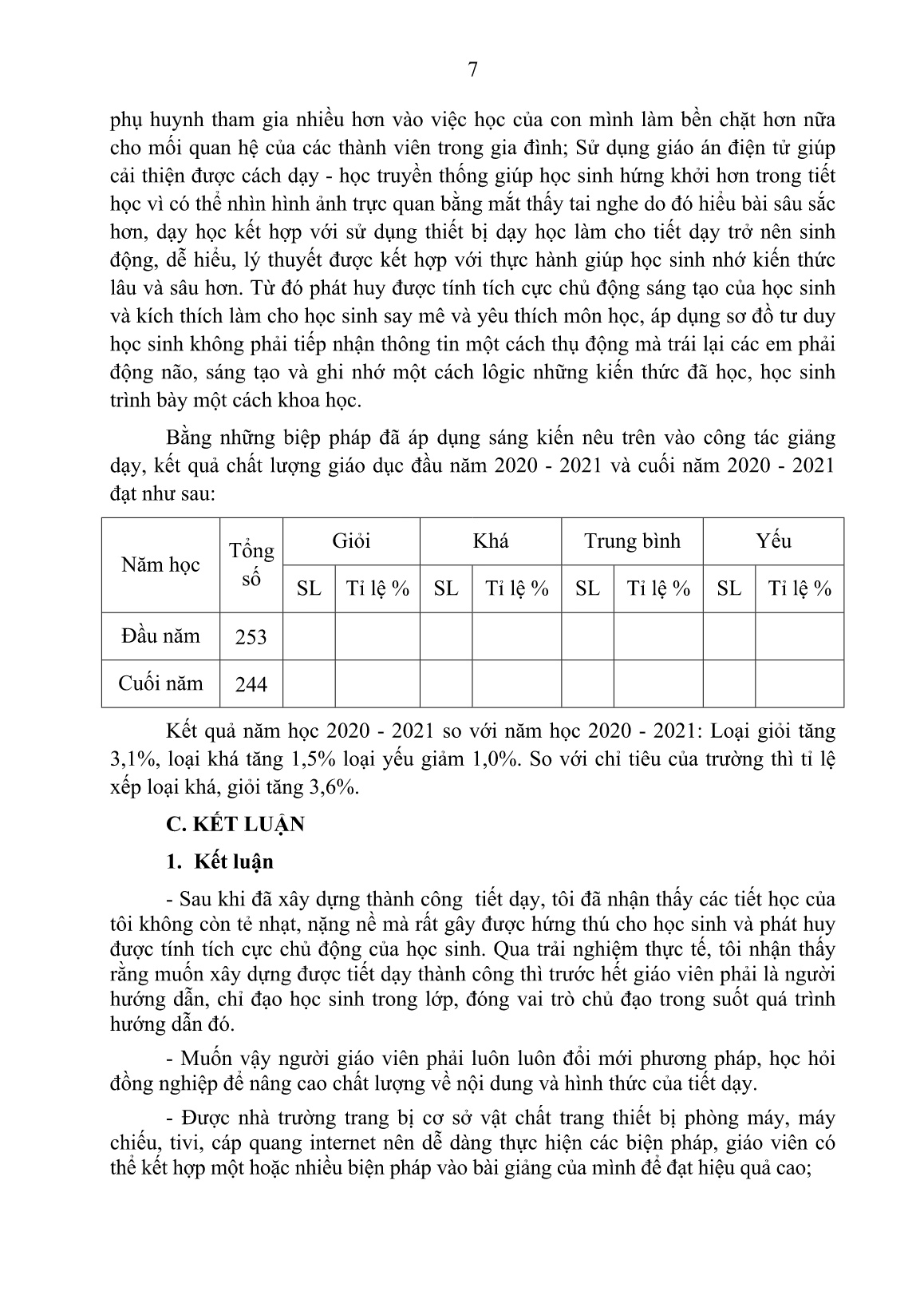 SKKN Nâng cao chất lượng môn Tin học 6 bằng cách tạo hứng thú cho học sinh ở Trường Trung học cơ sở trang 7