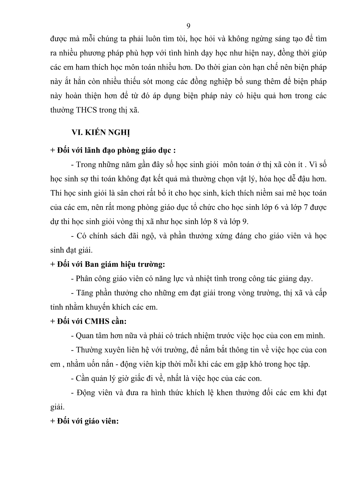 Báo cáo Biện pháp phát triển năng lực vận dụng kiến thức thống kê – chương III Đại số Lớp 7 vào thực tiễn cuộc sống trang 9