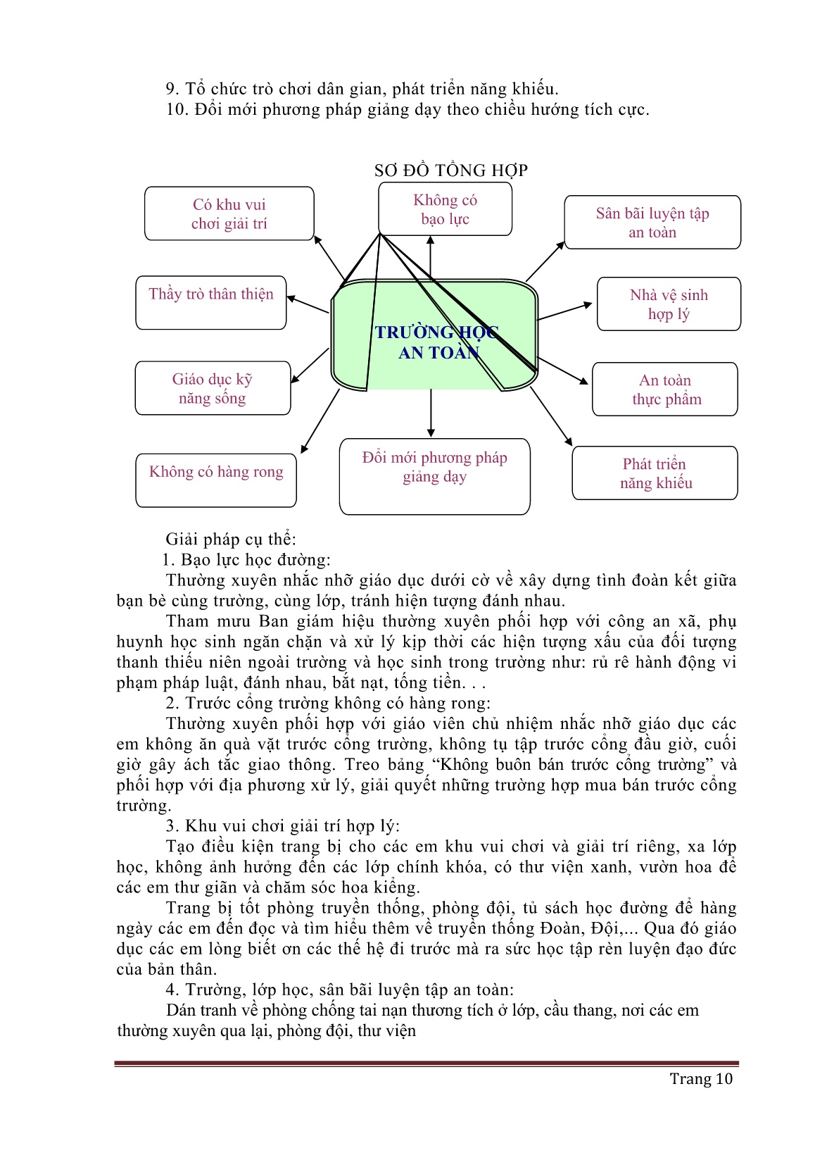 SKKN Tổng phụ trách Đội với một số biện pháp xây dựng môi trường giáo dục an toàn, lành mạnh và bảo vệ học sinh trong trường Tiểu học - Lĩnh vực: Đoàn- Đội trang 10